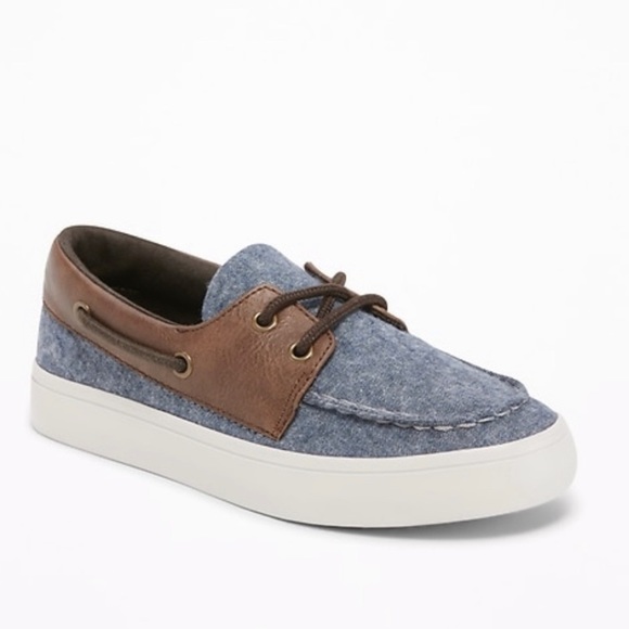 Old Navy Other - Color-blocked chambray boat shoe
